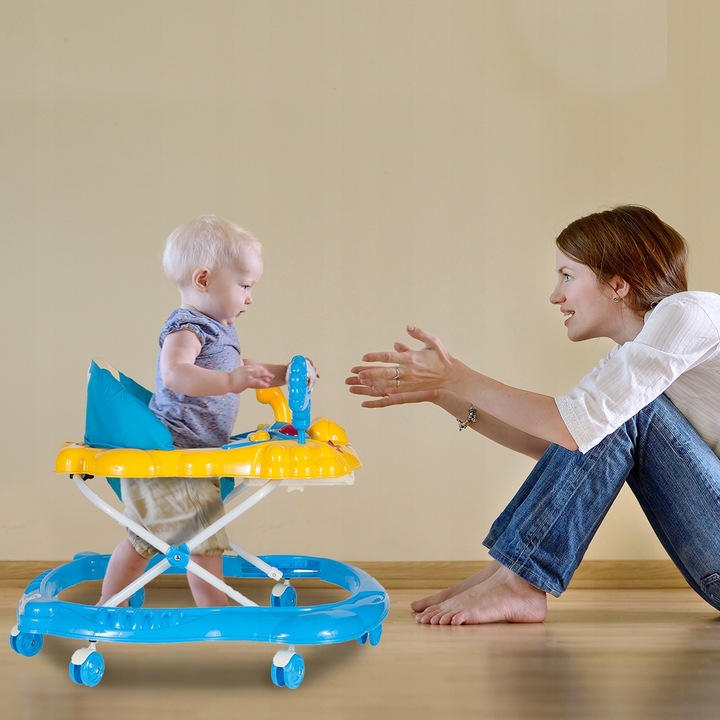 JEŹDZIK CHODZIK DLA DZIECI REGULACJA WYSOKOŚCI Z BLOKADĄ DO NAUKI CHODZENIA