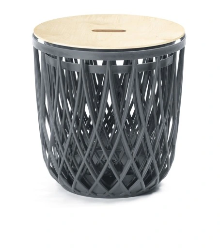 Kosz UNIQUBO set3 - antracyt