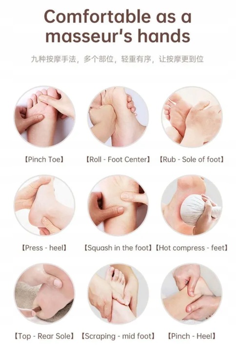 MASAŻER DO STÓP ELEKTRYCZNY RELAKS