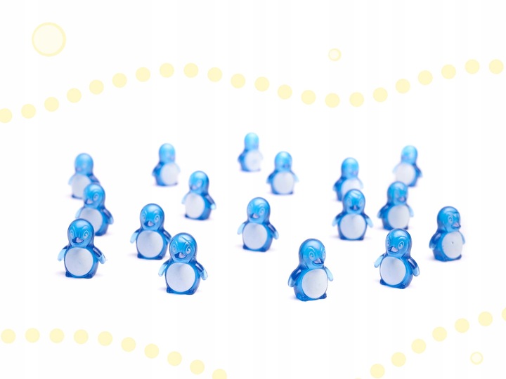 Waga szalkowa edukacyjna nauka liczenia pingwin du