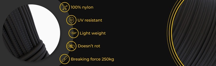 Linka EDCX 4mm Paracord 550 - (Red, 50 m)