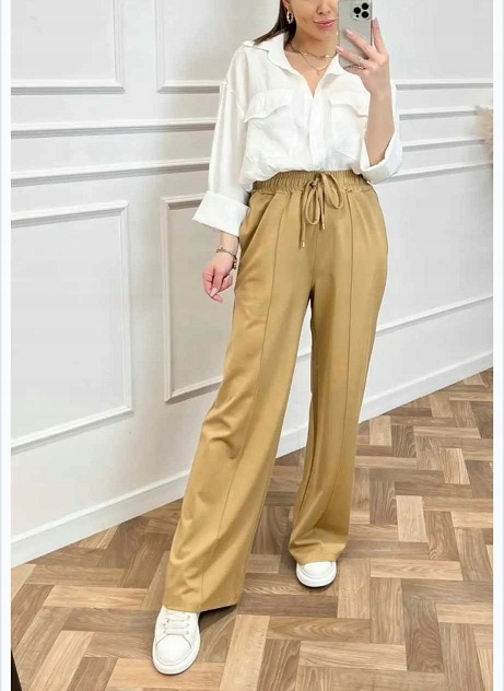 Spodnie Włoskie Wiya Wiskoza Uni Coloniale