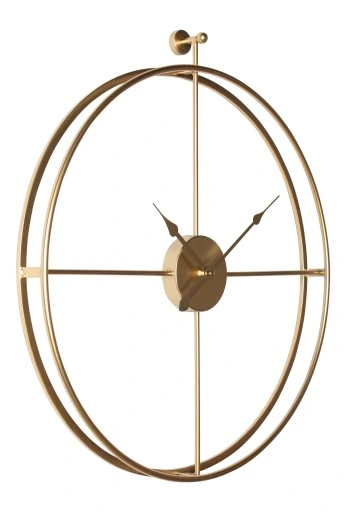 Zegar ścienny nowoczesny złoty ENCORE śr.51-MC