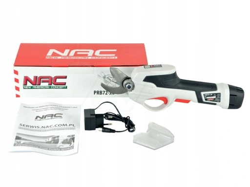 AKUMULATOROWY SEKATOR DO CIĘCIA GAŁĘZI NAC PRB72-JN 7.2 V CIĘCIE DO 25 MM