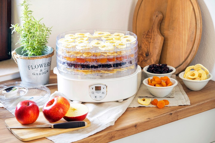 Suszarka do grzybów ziół i żywności 550W timer LCD