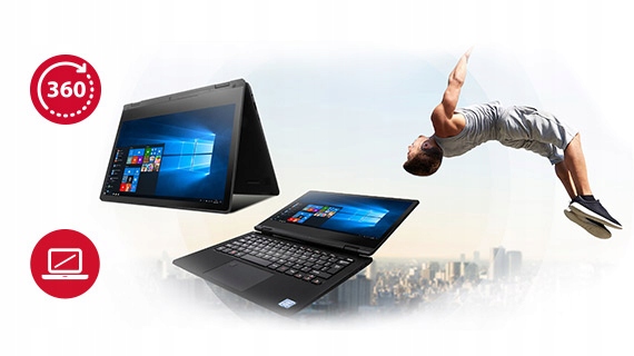 Laptop 2w1 techbite Arc 11.6 HD Intel Celeron N4020 4/128GB Black Win 10