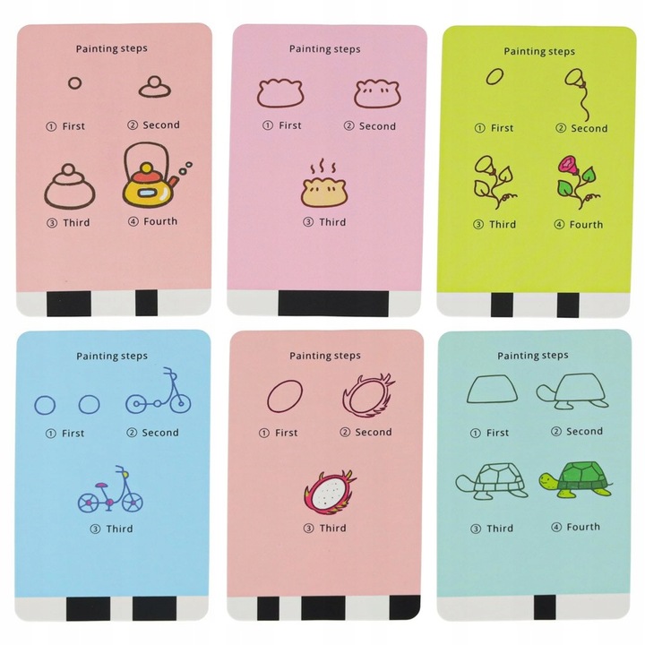 ROBOT RYSUJĄCY EDUKACYJNY FISZKI DO RYSOWANIA NAUKA RYSOWANIA