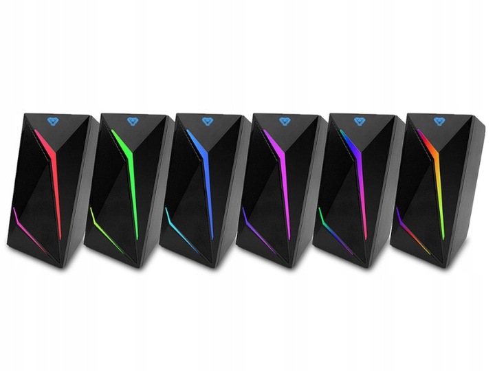 Gamingowe głośniki 2.0 COBRA PRO URION 8W MT3172 PODŚW. RGB MODUŁ STERUJĄCY