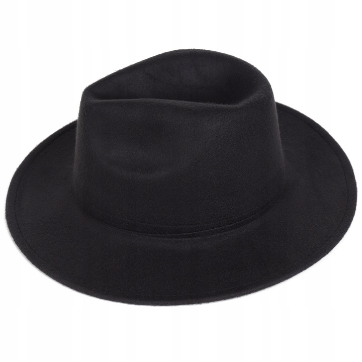 Kapelusz męski filcowy czarny
