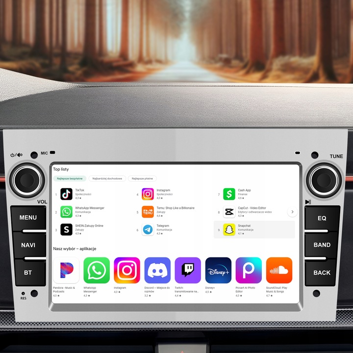RADIO do OPEL VECTRA C ZAFIRA ASTRA H VIVARO MERIVA SIGNUM ANDROID CARPLAY