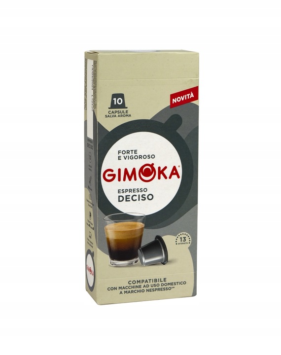 Kawa kapsułki Nespresso GIMOKA zestaw 100 sztuk