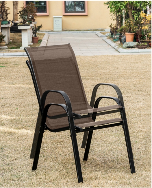 Meble Ogrodowe Zestaw Stół z Krzesłami na Balkon Taras 4 Krzesła Brązowe