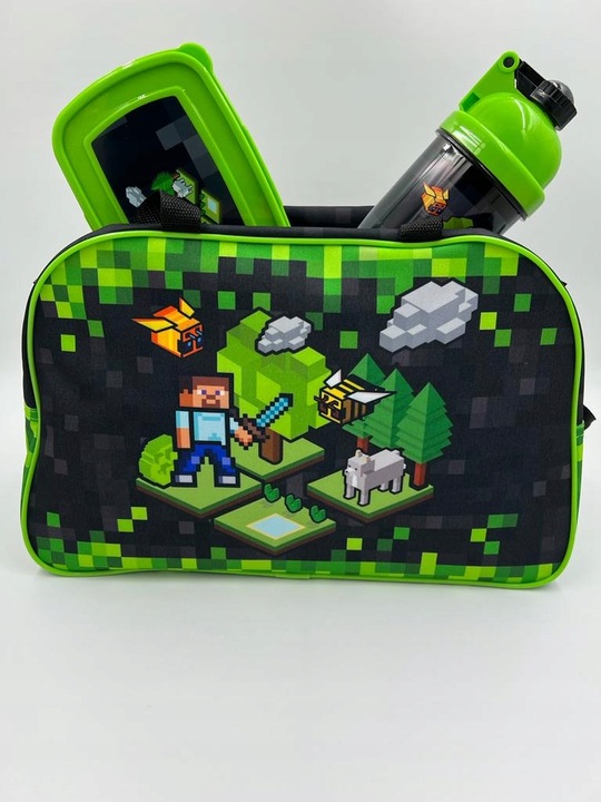 TORBA SPORTOWA NA BASEN PIXEL PASO Minecraft