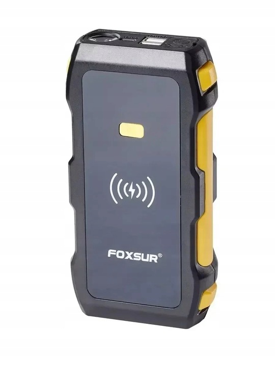 Mocny Jump Starter BOOSTER Rozruch PowerBank Ładowarka QI 39800 mAh 1200 A