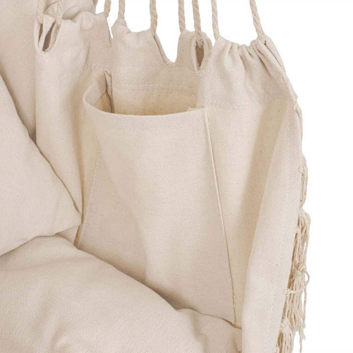 KRZESŁO BRAZYLIJSKIE Wiszące HUŚTAWKA Bujany KOKON Ogrodowy PODUSZKI Tadar