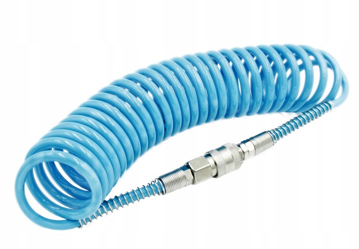 Wąż spiralny pneumatyczny 8mm POLIURETAN przewód do kompresora 10 metrów