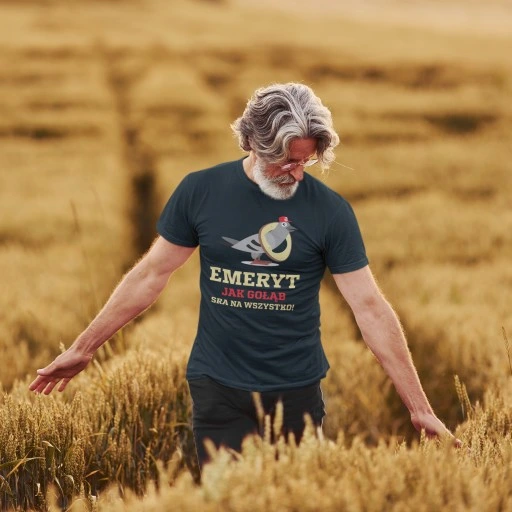 Prezent EMERYTA Emerytura KOSZULKA BĄDŹ JAK GOŁĄB