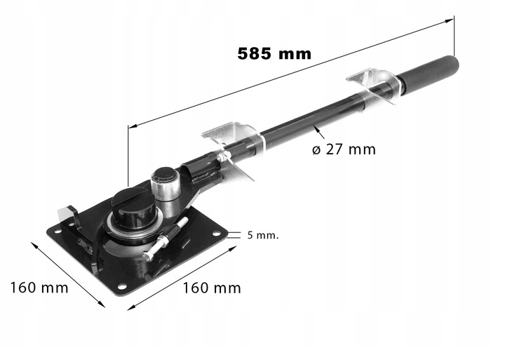 Giętarka do PRĘTÓW 6 -14 mm. ZBROJENIOWYCH STRZEMION DRUTU fi drutów
