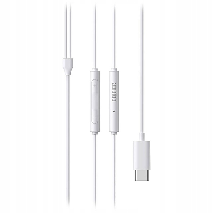 EDIFIER P180 SŁUCHAWKI DOUSZNE PRZEWODOWE USB-C DO TELEFONU Z MIKROFONEM