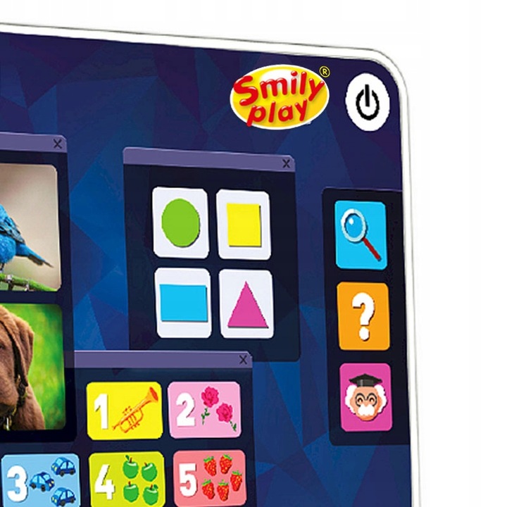 Laptop dla dzieci tablet edukacyjny komputer 80 pytań 2w1 zabawa i nauka