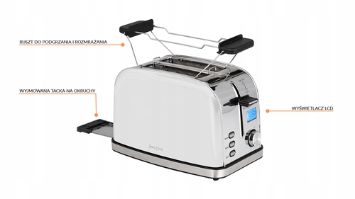 Toster opiekacz 950 W biały PSC-60/W