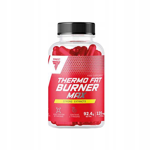TREC THERMO FAT BURNER 120kaps NIESAMOWITY SPALACZ