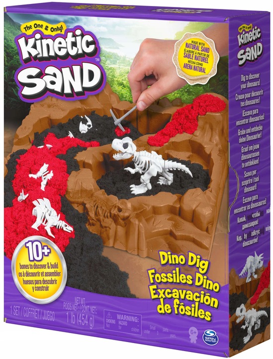 KINETIC SAND MAŁY ARCHEOLOG WYKOPALISKA DINOZAURÓW