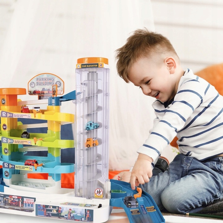 PARKING TOR DLA SAMOCHODÓW AUTEK DUŻY WIELOPOZIOMOWY INTERAKTYWNY + 6 AUT