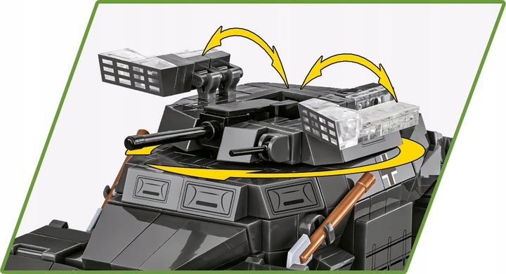 Klocki COBI 2657 Sd.Kfz.222 lekki pojazd niemiecki bojowy siły zwiadowcze