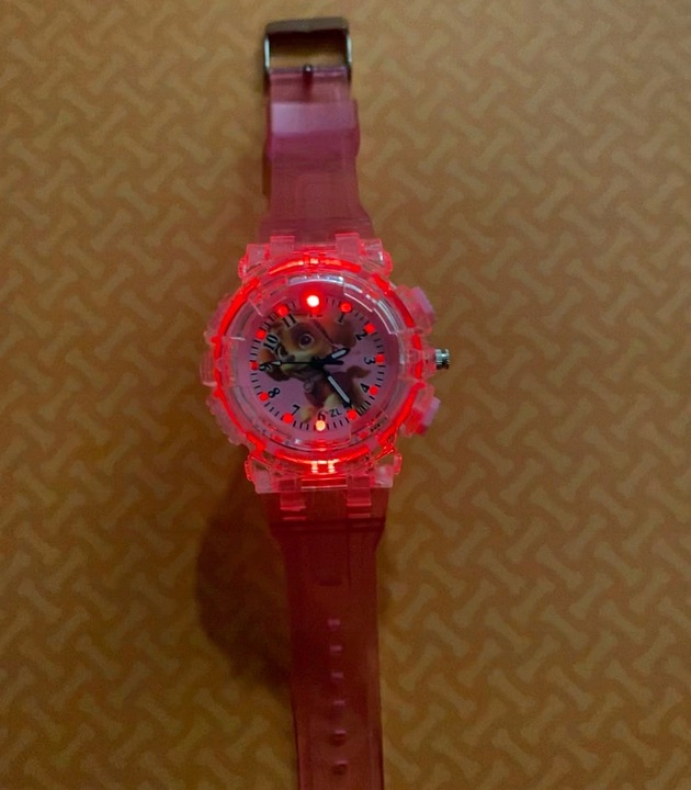 zegarek dziecięcy PSI PATROL dla dziewczynki dziecka SKYE świecący LED