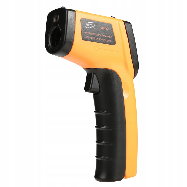 PIROMETR TERMOMETR LASEROWY BEZDOTYKOWY MIERNIK TEMPERATURY -50 +530 st.C