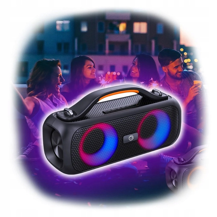 GŁOŚNIK BLUETOOTH MANTA SPK216 XBASS RADIO TWS asyst głos Zestaw SDHC 32GB
