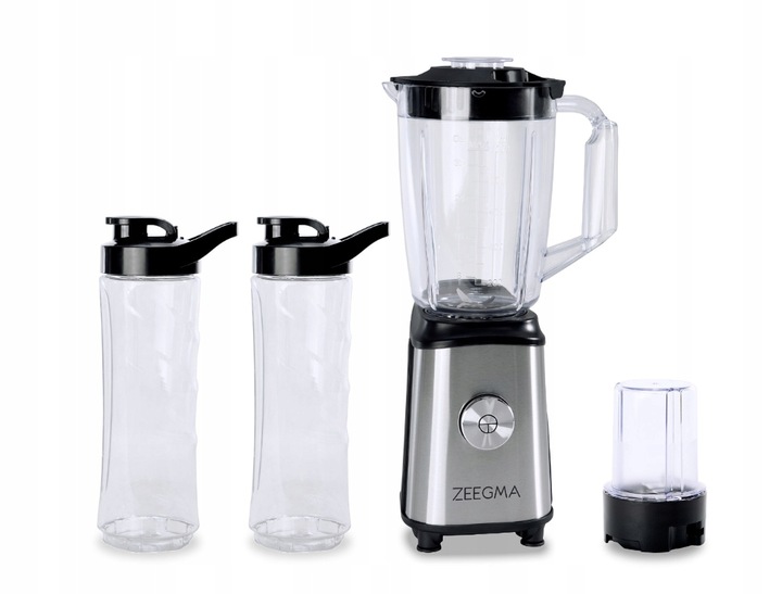 Blender kielichowy Zeegma 4w1 Bidon Młynek Mikser