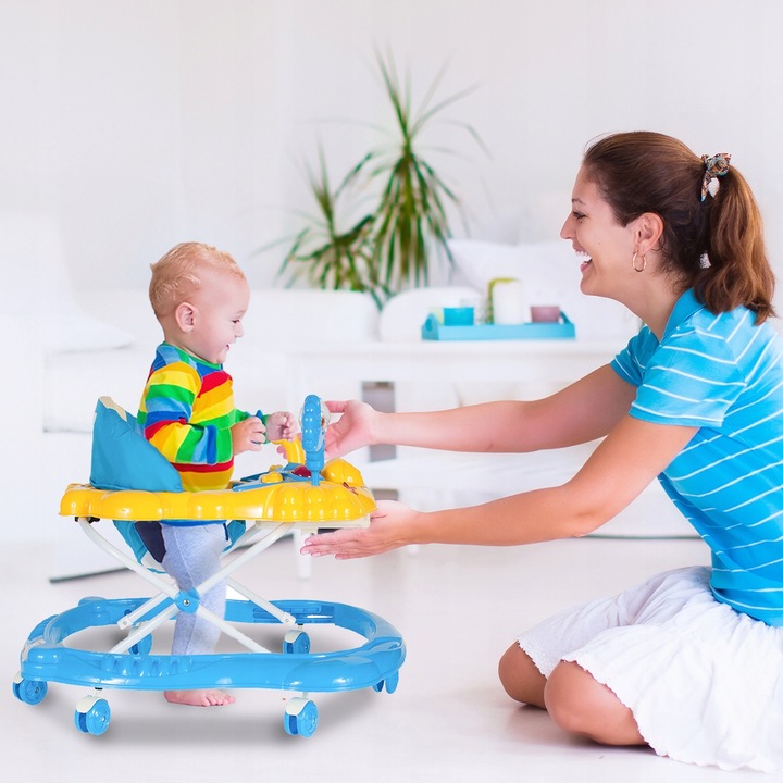 JEŹDZIK CHODZIK DLA DZIECI REGULACJA WYSOKOŚCI Z BLOKADĄ DO NAUKI CHODZENIA