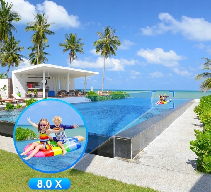 Kamera Zewnętrzna WiFi Obrotowa Dwa Obiektywy 2x4MP