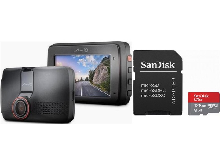 MIO MiVue 803 GPS WIFI 2,5K + KARTA PAMIĘCI 128GB!