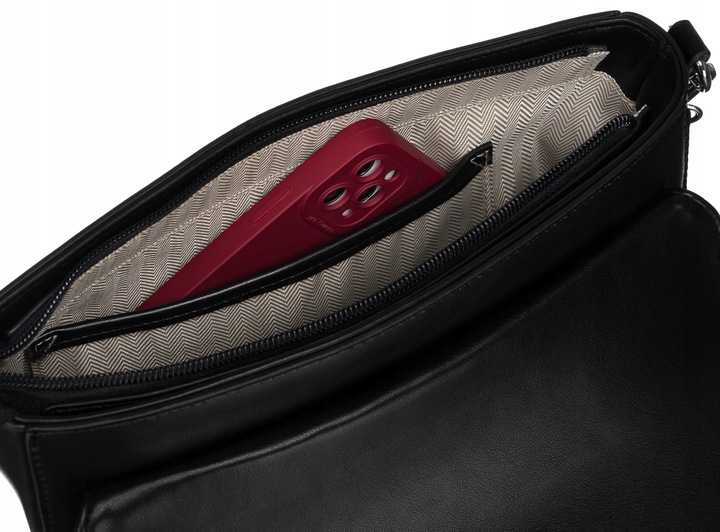 Torebka damska PETERSON listonoszka miejska stylowa na ramię torba z klapką