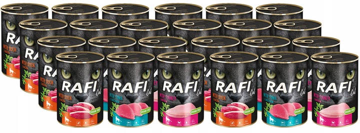 Dolina Noteci RAFI mix smaków dla kota 12 x 400g