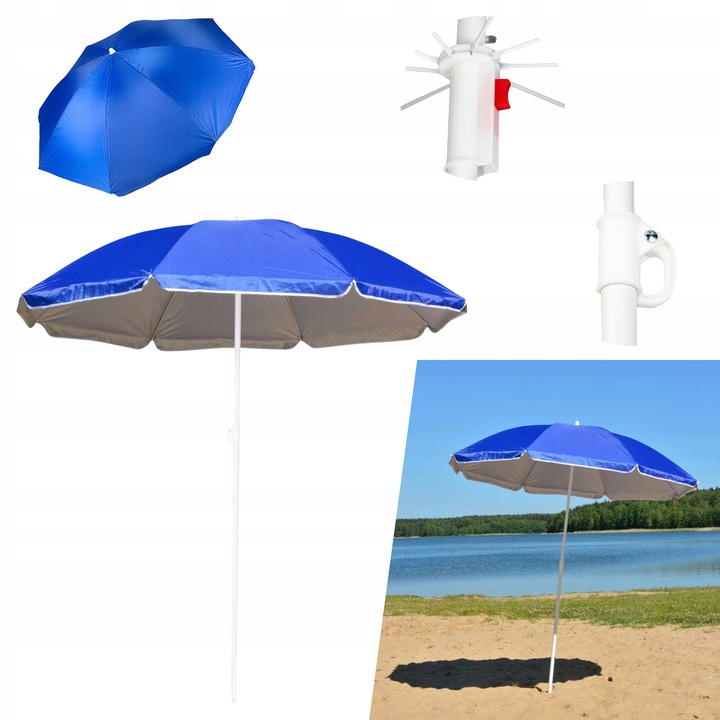 Parasol plażowy ogrodowy UPF50+ Captain Mike