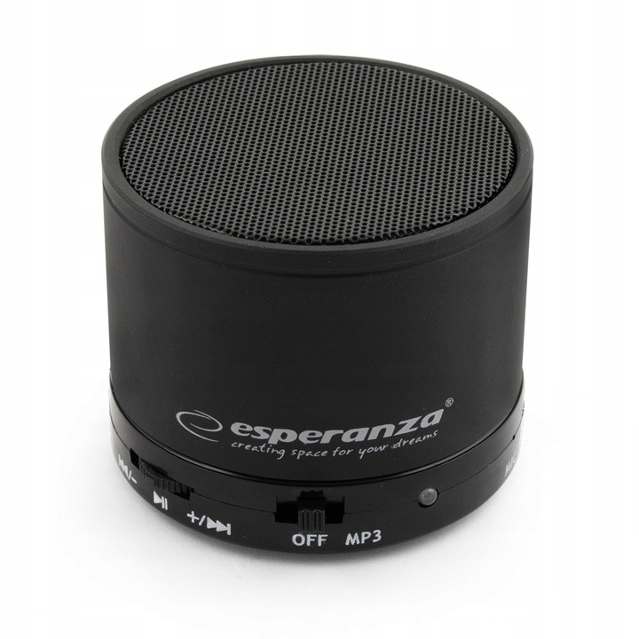 GŁOŚNIK BT FM RITMO CZARNY ESPERANZA EP115K