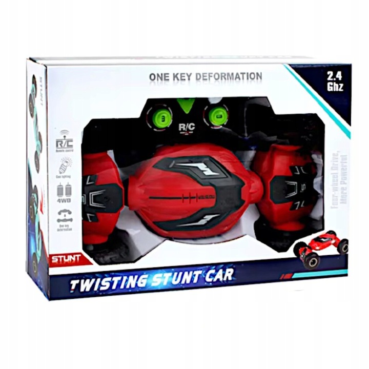 SAMOCHÓD ZDALNIE STEROWANY RC AUTO TWIST CAR STUNT 4X4 PREZENT DLA DZIECI