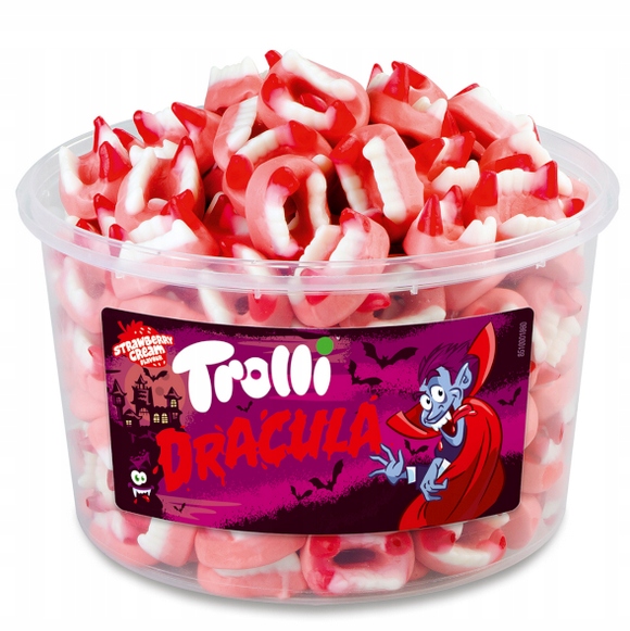 Żelki Mini Dracula Trolli BOX 1050 g