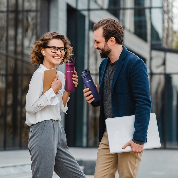 Butelka filtrująca Aquaphor City 0,5l różowa