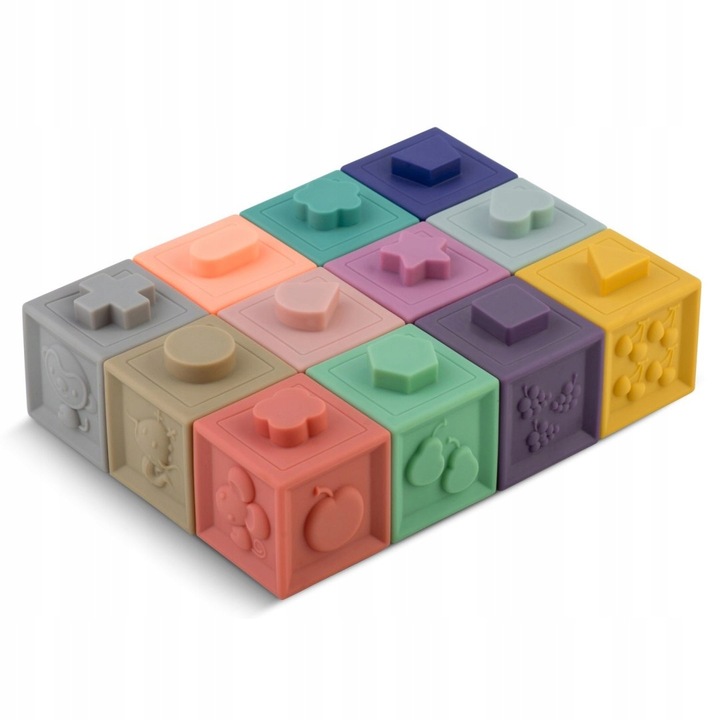 ZABAWKA DO KĄPIELI 24 ELEMENTY MONTESSORI KLOCKI SORTER DLA DZIECI PREZENT