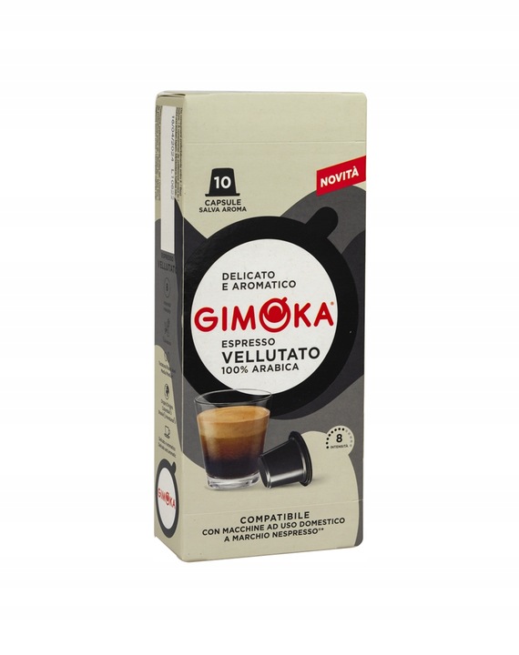 Kawa kapsułki Nespresso GIMOKA zestaw 100 sztuk