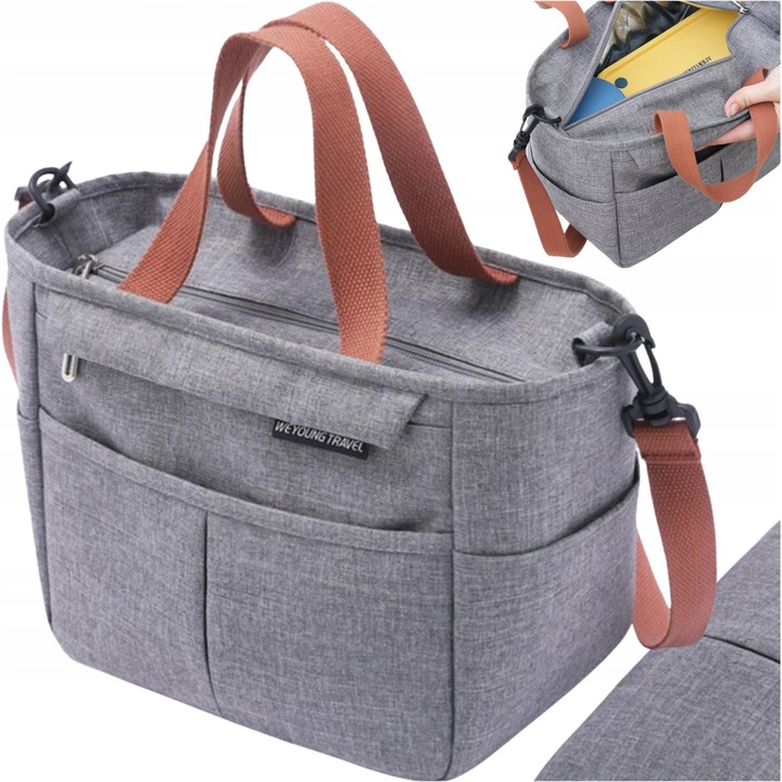 LUNCH BOX Termiczna Torba na napoje jedzenie Śniadanie duża podróżna