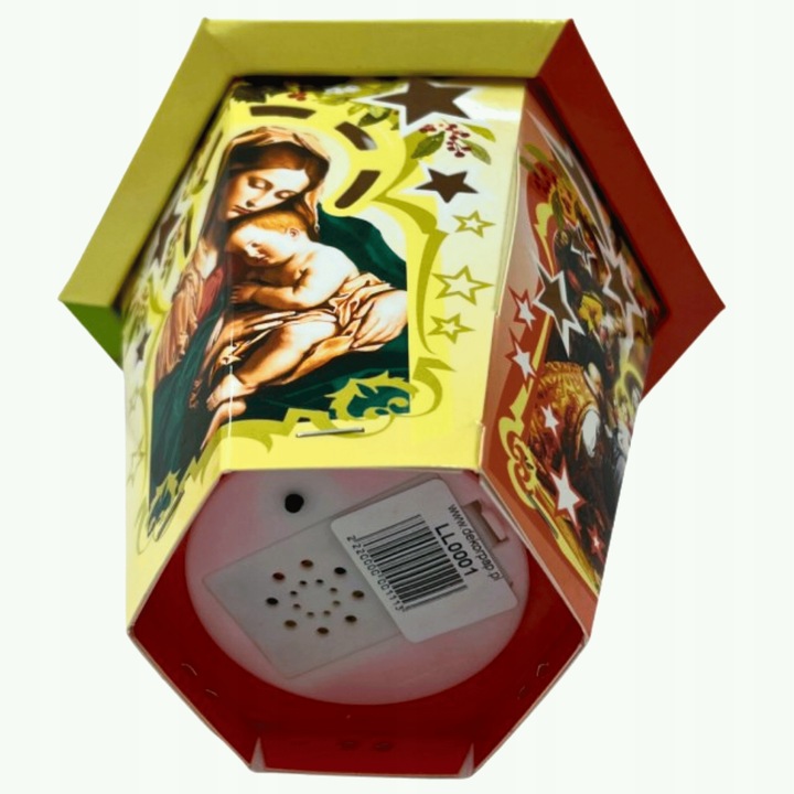 Lampion na Roraty LED 16x23cm Mix Kolorów + 6 Trybów Baterie GRATIS