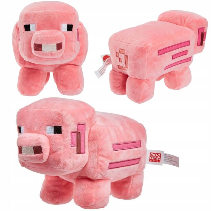 Minecraft Świnka Świnia Maskotka Pluszak Przytulanka Mattel