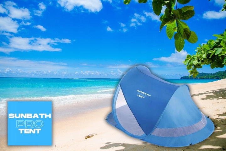 Namiot Plażowy Samorozkładający Parawan XXL dzieci ochrona UV POP-UP