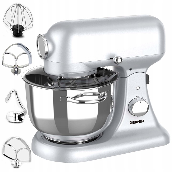 ROBOT KUCHENNY PLANETARNY MAX 2500 W MIKSER 5,5 L BERLINGER 4 MIESZADŁA